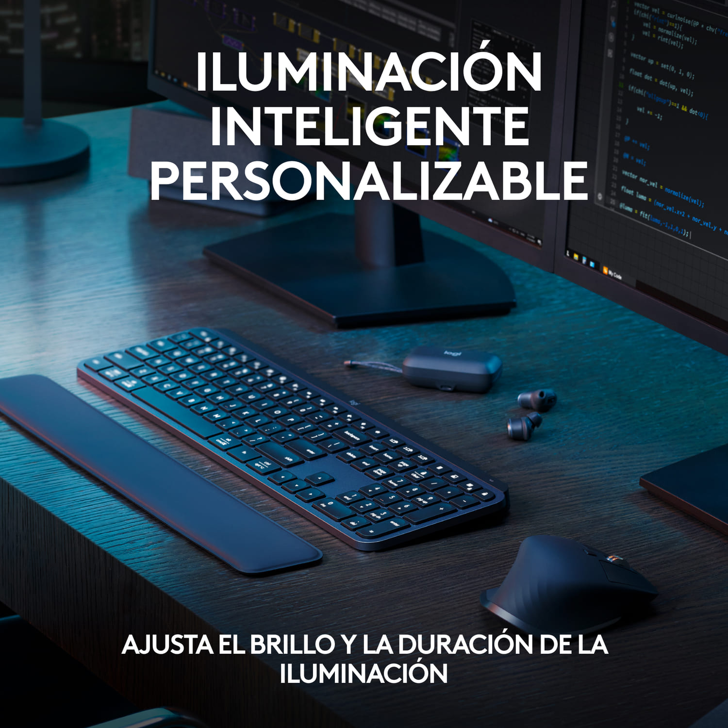Teclado inalámbrico Bluethooth Logitech MX Keys S Español (4)