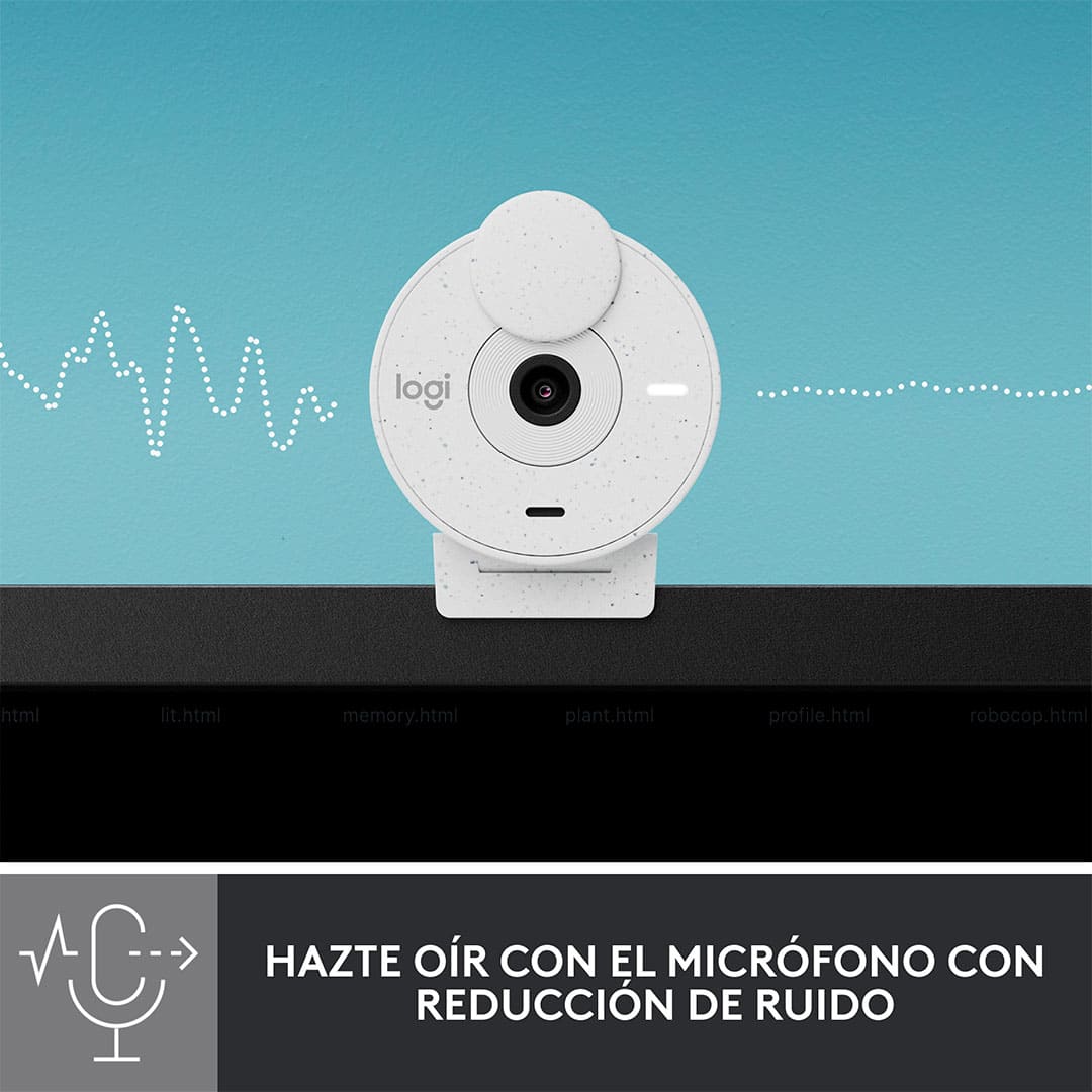 Webcam Logitech Brio 300 Full HD white (4)