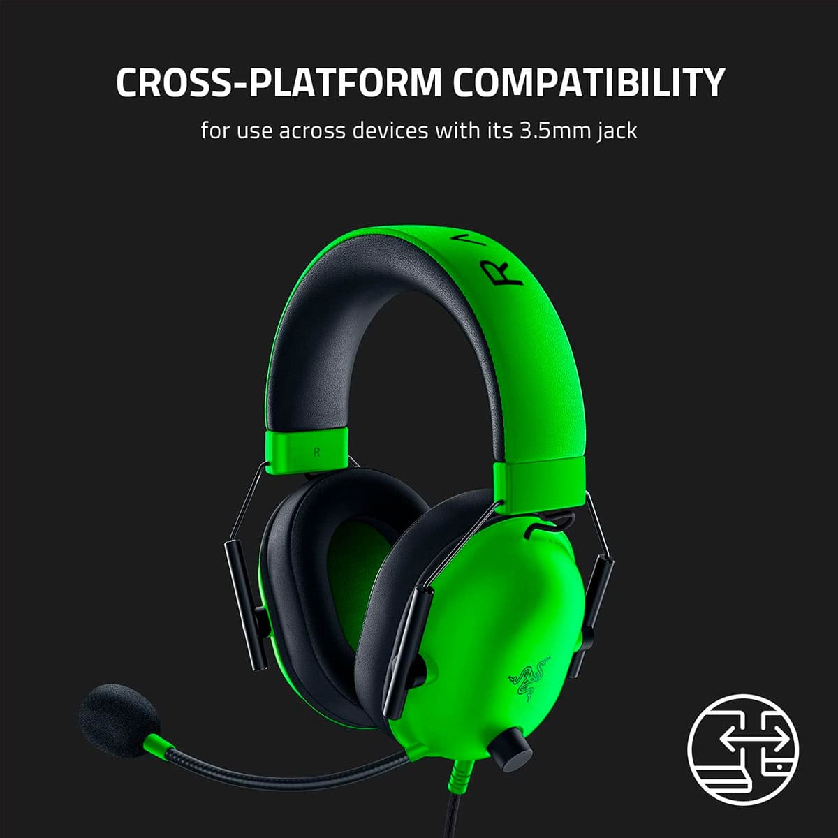audifono gaming razer blackshark v2 x green